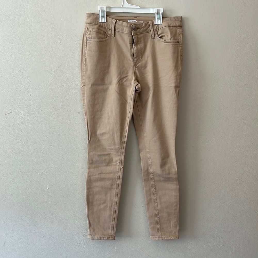 Tan skinny pants Old Navy